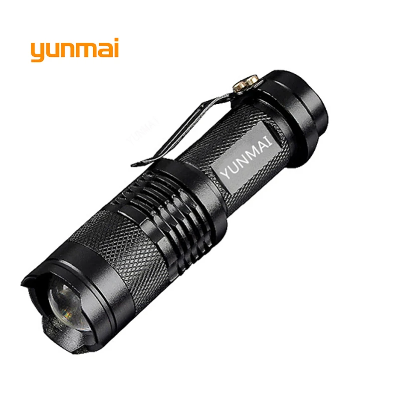 Новинка, мощный светодиодный фонарик XPE/Q5, портативный мини-фонарик, маленький фонарик, вспышка для охоты с батареей AA/14550