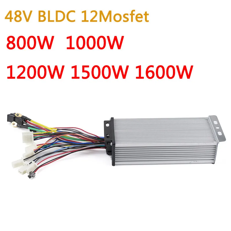 Контроллер скорости для 12Mosfet 800 Вт 1000 1200 1500 1600 48 В бесщеточные контроллеры