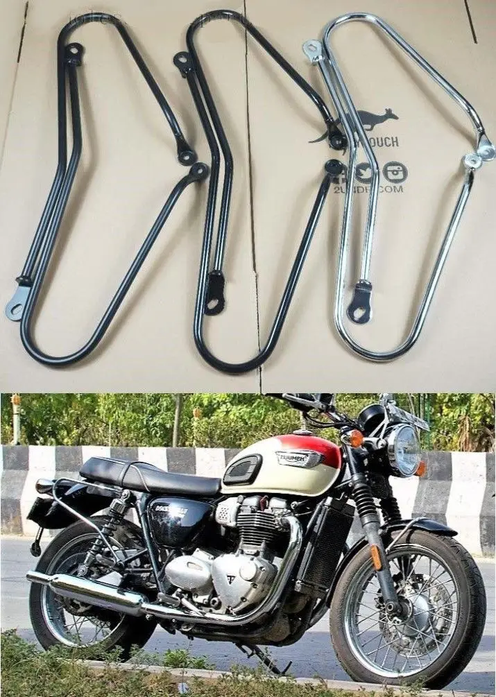 Панье рельс сума поддерживает защитные решетки для Triumph Bonneville T120 T100 Thruxton 1200 улица