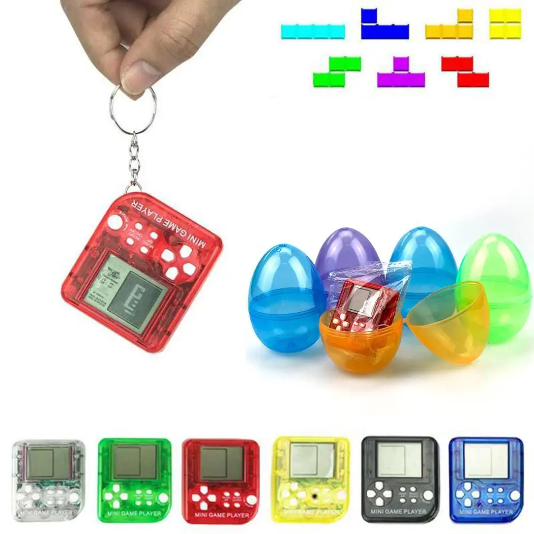

Mini Portable Tetris Classic Toy Game Built-in Button Battery Electoric > 3 Years Old Machine Unisex Toy