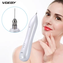 Высший сорт Электрический Уход за кожей лица бородавки моль пятна удаление татуировки веснушки Nevus удаление ручки и 5 комплектов иглы для швейной машины