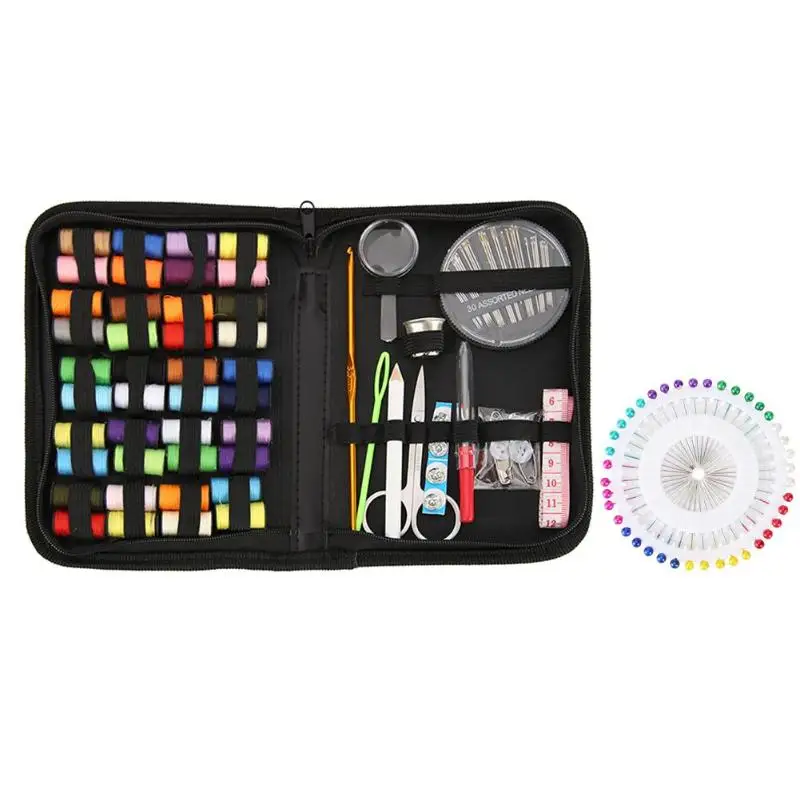 

70/128Pcs Travel Sewing Box Kitting Needles Tools Quilting Thread Stitching Embroidery Craft Sewing Kits Home Organizer