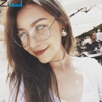 

Zilead Metal Finished Myopia Glasses For Women&Men Pilot Nearsighted Glasses Driving Shortsighted -1.0to-4.0 Unisex