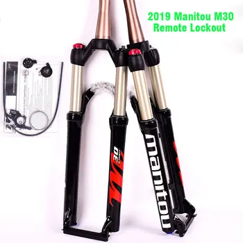

Manitou M30 Fork Remote Lockout mountain bike 26 27.5 29 MTB Bicycle bike Fork air marvel Pro suspension latest Version