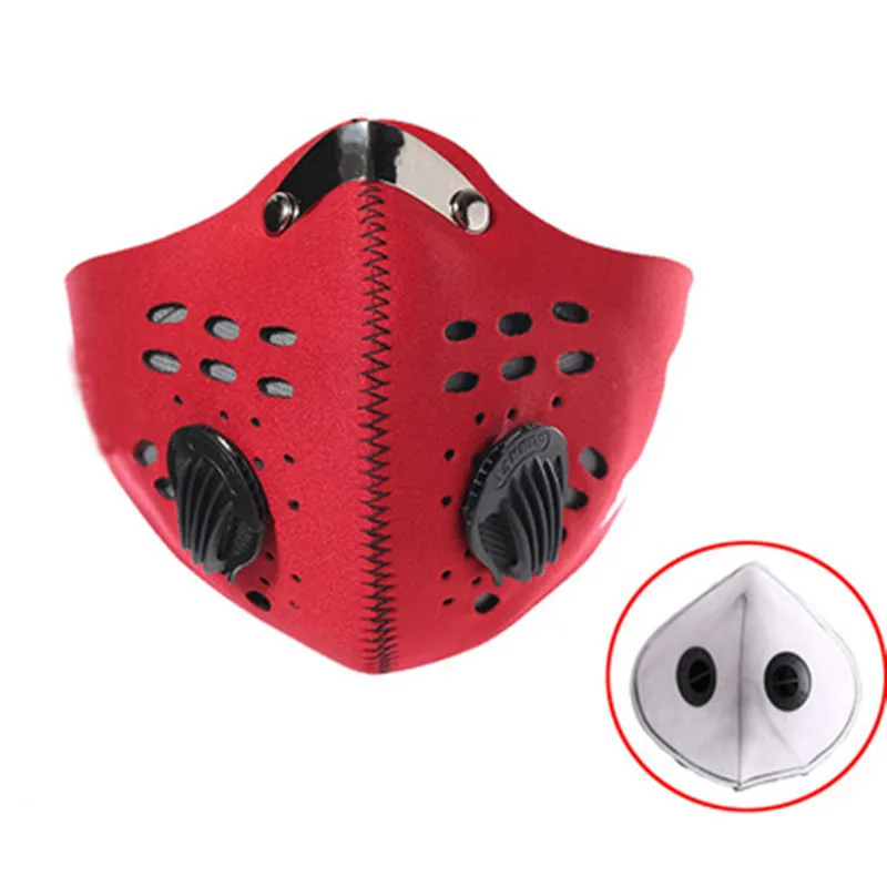 1pc PM2.5 Anti Dust Mask Activated Carbon Filtration Exhaust Mask Face
