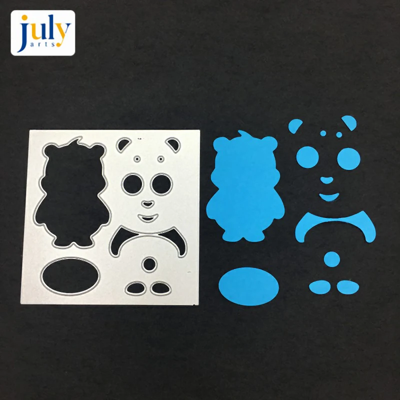 

Julyarts Stamp And Die Silver Craft Dies Sets Cutting Cutter Paper Bear Suit For Scrapbooking Embossing Metal Cutting Decorate