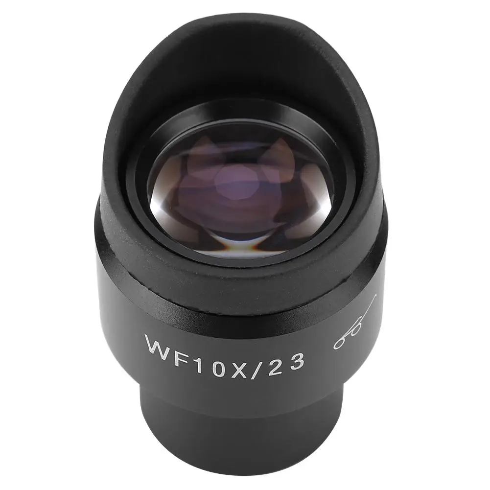 30 мм окуляр микроскопа WF10X/23 микроскоп широкоугольный объектив Регулируемый