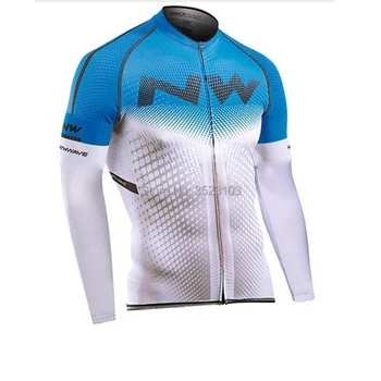 

NW 2019 Long Sleeve Pro Cycling Jerseys Men MTB Bike Clothes Bicycle Cycling Clothing Maillot Ropa Ciclismo Cycling Sportwear