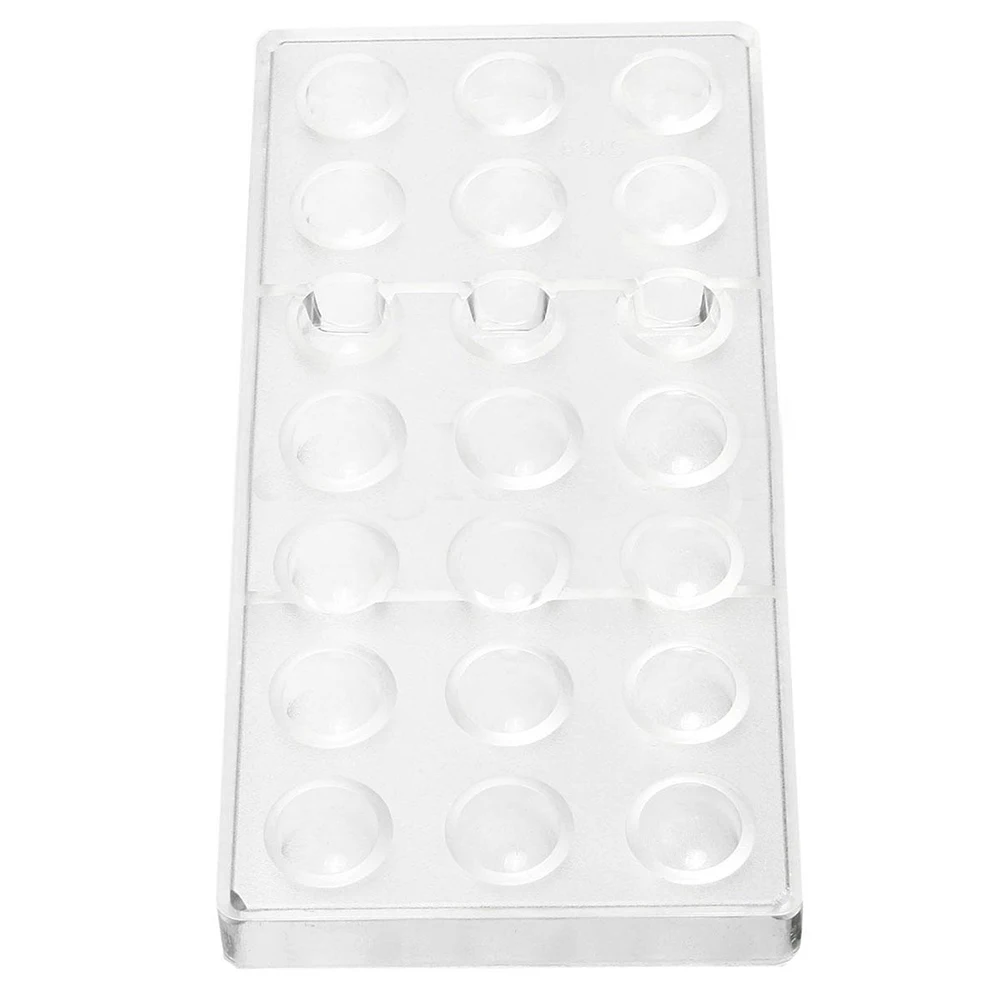 

New 21 Bell Shaped Clear Polycarbonate Mould Chocolate Jelly Candy Mold Tray