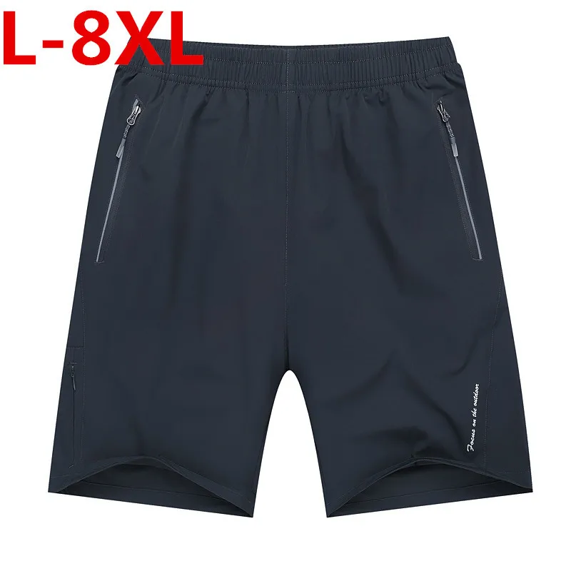 

Plus Size 8xl 7xl 6xl Elastic Waist Shorts Men Summer Light Casual Beach Boardshorts Gasp Casual Shorts Men Quick-drying Shorts