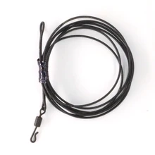 1 шт. ловля карпа лидер леска из нейлонового моноволокна кольцевой шарнир высокоуглеродистой нейлоновой линии с покрытием кольцо