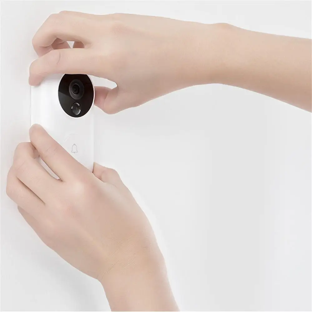 Новый Xiaomi AI распознавание лица 720P ИК Ночное Видение видео дверной звонок набор
