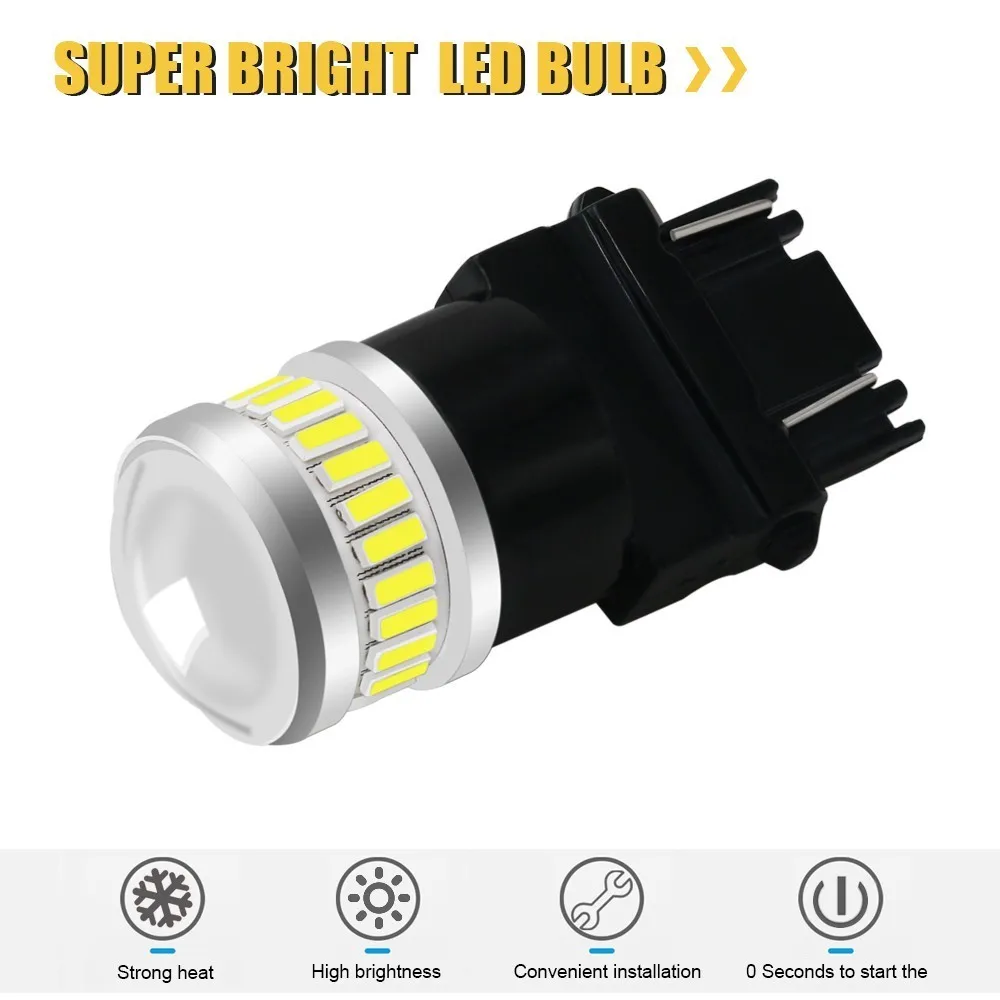 Цельнокроеное платье 1156 1157 3156 3157 7440 7443 24 Smd 4014 и 6SMD 3030 светодиодные задние лампы стоп светильник s Автоматический Обратный лампа купольный светильник