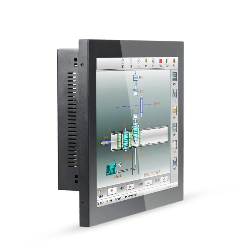 15 Inch Fanless Taiwan 5 Wire Touch Screen ,Industrial Panel PC ,Intel