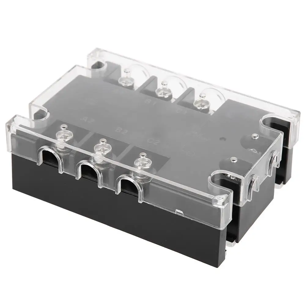 3 фазный 40A AC твердотельные реле SSR вход 90 250VAC нагрузка 24 480VAC TSR 40AA H к AC|Реле| |