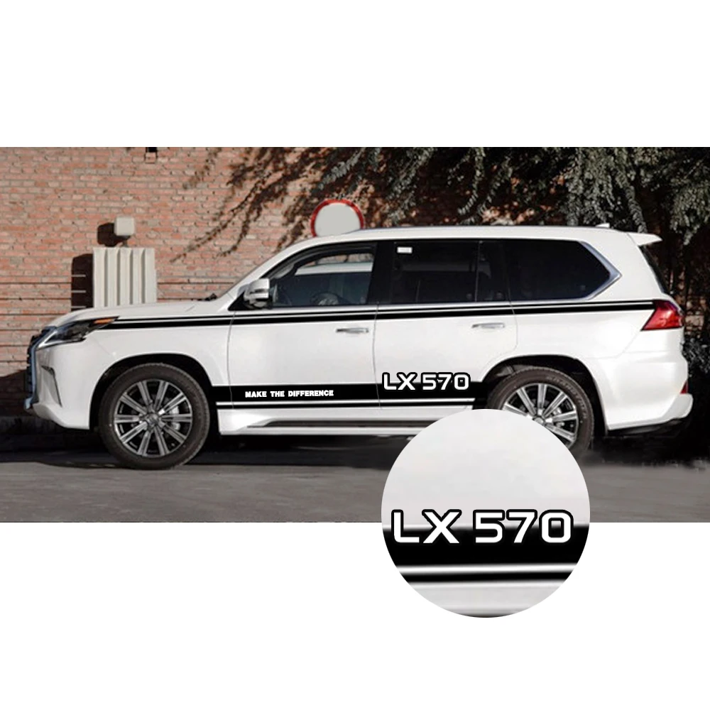 Наклейки сделай сам на заказ для кузова автомобиля Lexus LX570 двухсторонняя наклейка