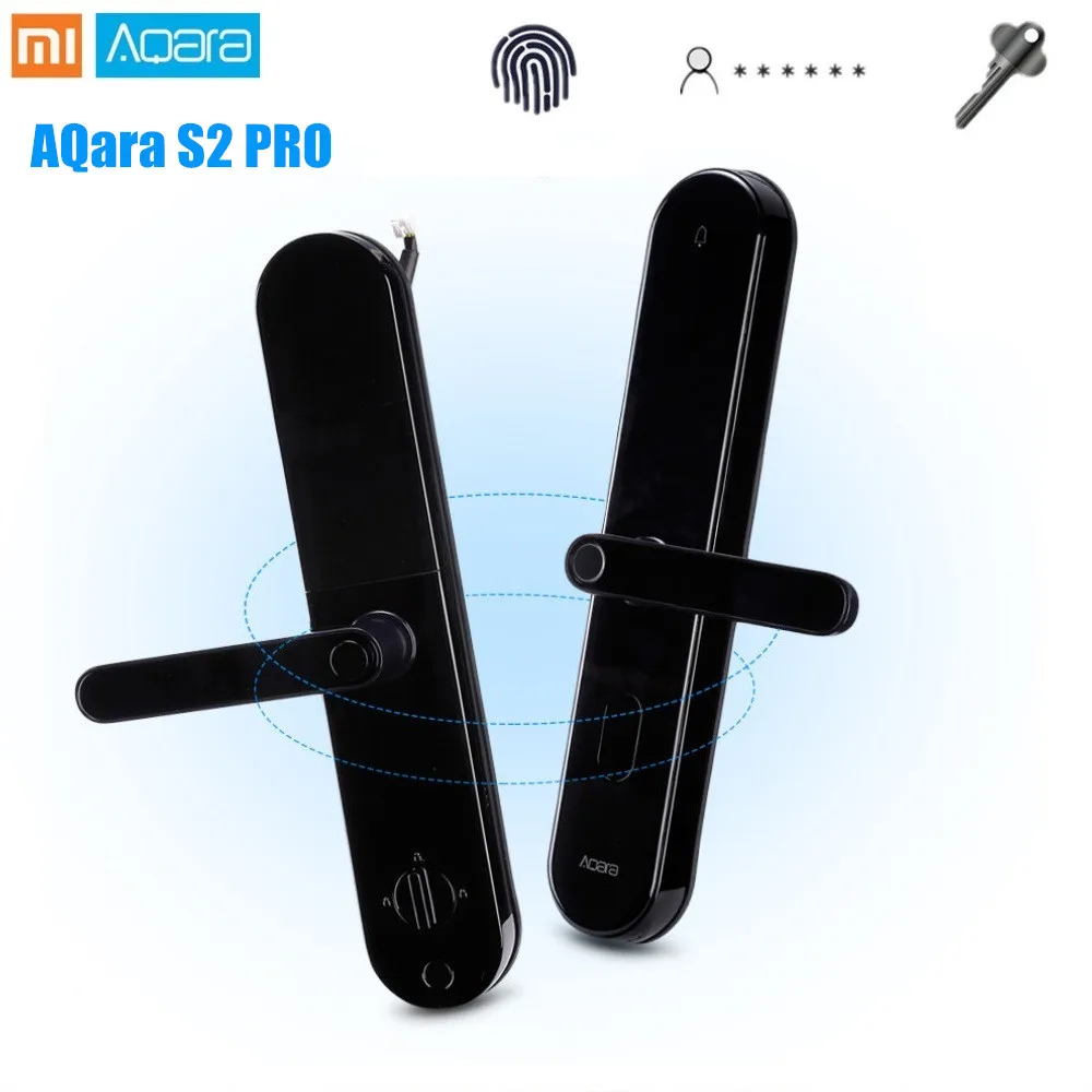 

Xiaomi Mijia Aqara S2 Pro Smart Door Lock Password Fingerprint Keyless Lock APP Smart Control Intelligent Linkage Home Device