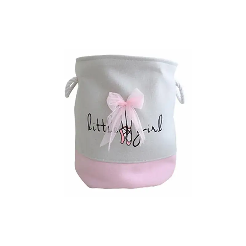 

Storage Basket Handle Multi-functional Folding Large Capacity Laundry Bucket Canvas Home Storage Supplies Carton Little Cases
