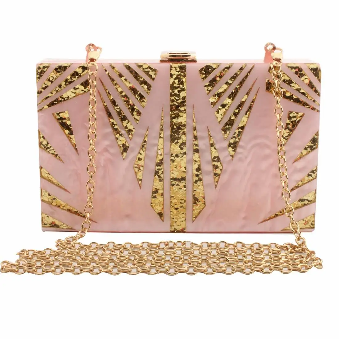 

Pearl Color Acrylic Box Clutches Wallet Women Brand Party Geometric Summer Lady Fashion Travel Evening Messenger Bag Drop Ship