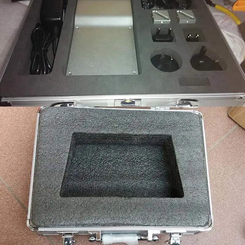 Многофункциональная портативная коробка из алюминиевого сплава, водонепроницаемая портативная безопасная коробка для оборудования, открытая коробка для инструментов с защитой от столкновений
