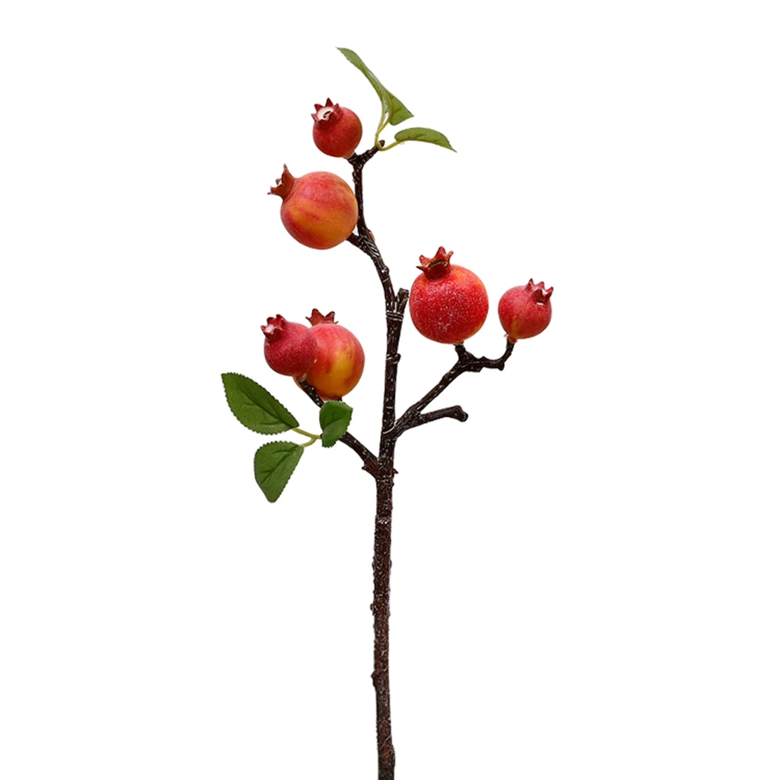 

Sunset red Home decoration artificial simulation ornament pomegranate fruit branch short branch garden fake pomegranate fruit