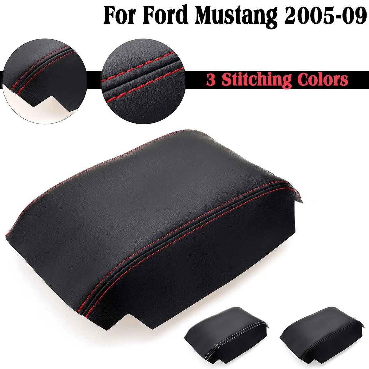 Armrest Center Console Lid Cover Synthetic Leather Box Protection For