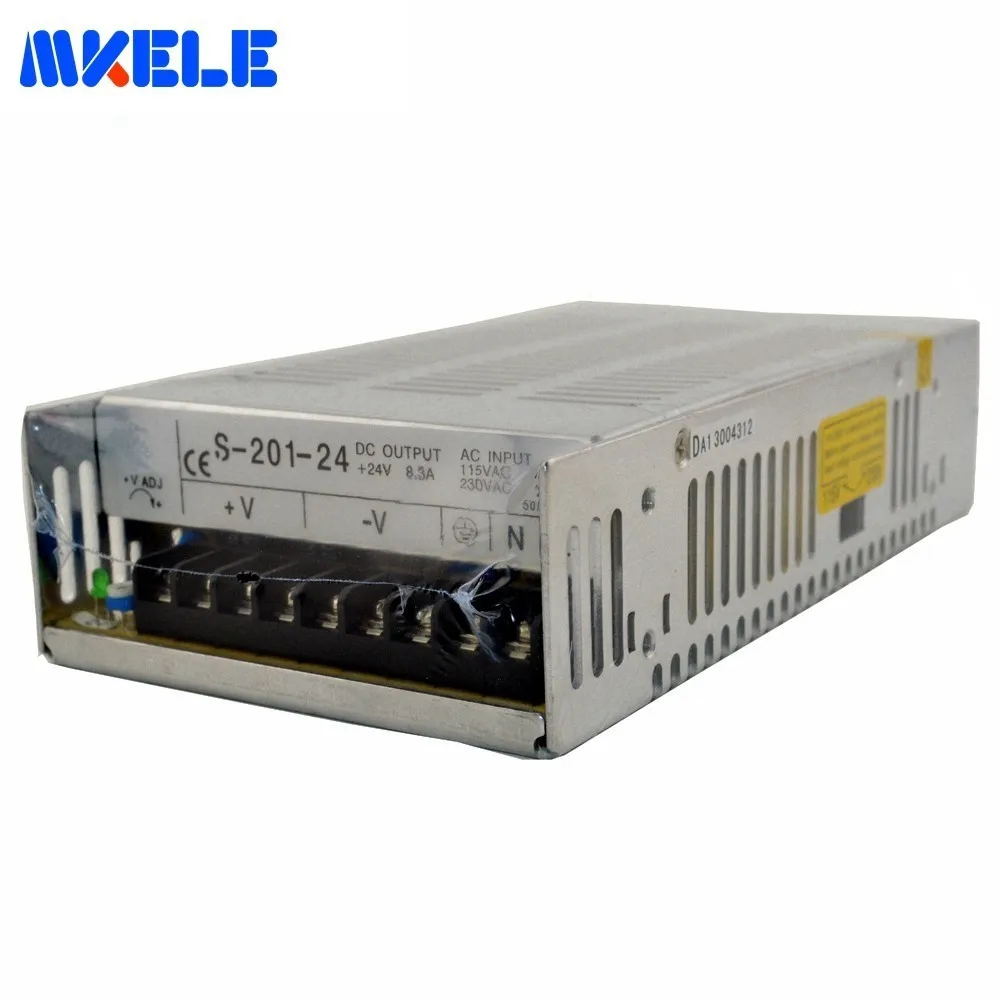 Импульсный источник питания Ac 110C 220 В в пост. Тока 5 12 24 48 201 Вт для светодиодных