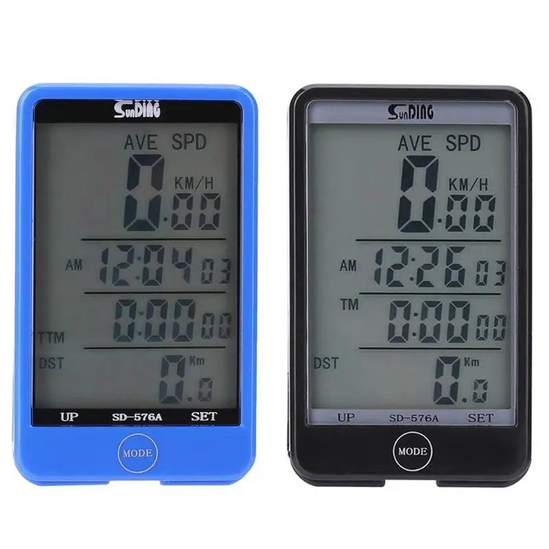 

SUNDING SD-576A Wired Bike Computer Speedometer Odometer Rainproof Cycling Bicycle Computer Bike Stopwatch