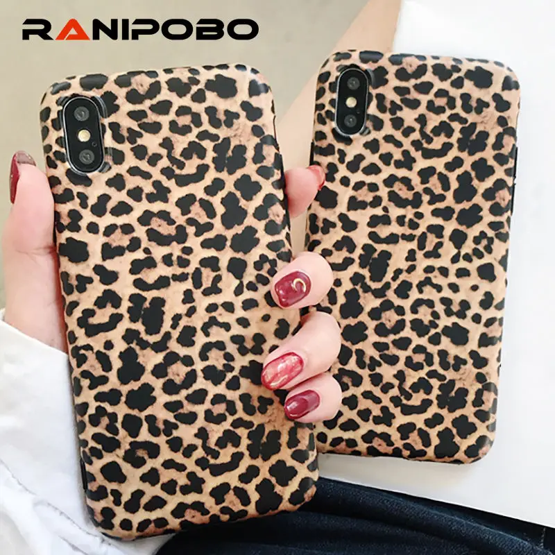 

Sexy Leopard Pattern Soft TPU Phone Case For iPhone X XS XR XS Max 7 6 6S 8 Plus Case Fashion Cool Protection Back Cover