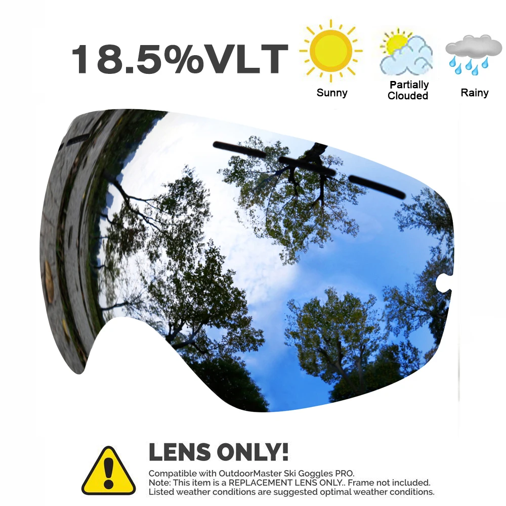 Ski Goggles Winter Snow Sports with Anti-fog for Men Women Youth Skiing Skating mask ONLY LENS