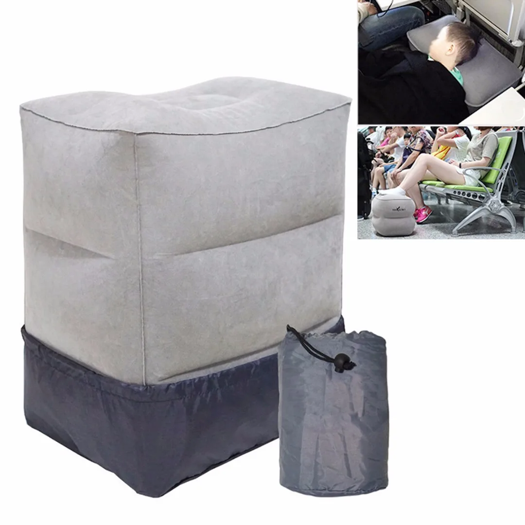 

Inflatable Traveling Footrest Leg Foot Rest Pillow Portable Air Cushion Outdoor Camping