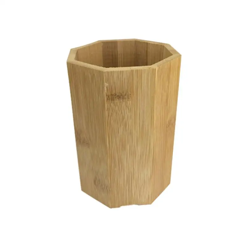 

Octagonal Bamboo Tube Chopsticks Rack Cage Kitchen Storage Organizer Holder Rack For Chopsticks Tableware Toothbrush Drainer