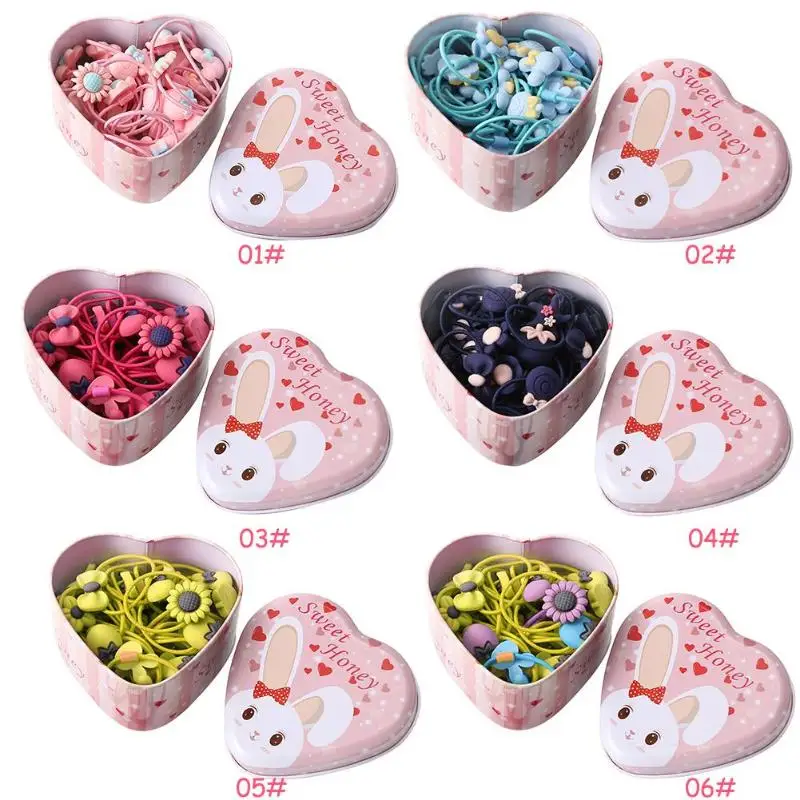 20pcs Cartoon Cute Elastic Hair Bands Women Kids Girls Rubber Bands Hair Styling Tools Rubber Hair Bands With Storage Box 20pcs Cartoon Cute Elastic Hair Bands Women Kids Girls Rubber Bands Hair Styling Tools Rubber Hair Bands With Storage Box