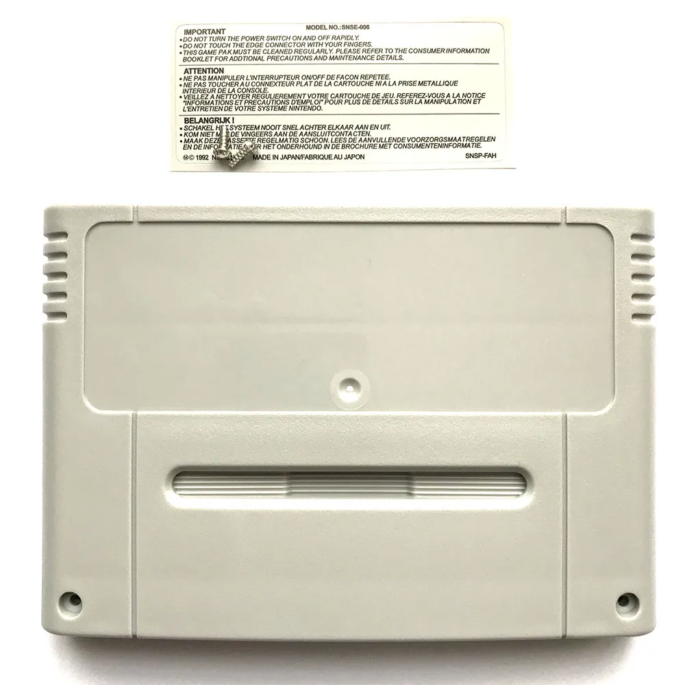 

Snes pal replacement shell case with back sticker