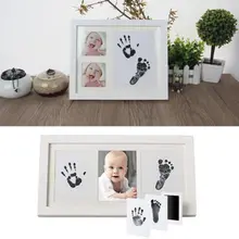 Kit de tampons encreurs pour empreintes de bébé, tampons pour cadre Photo, lingette sans encre, souvenir d'empreinte de nouveau né