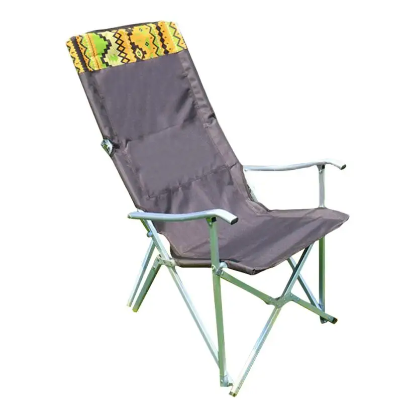 

Convenient Comfortable Folding Beach Chair Backrest Mini Aluminum Tube Chair With Mesh Back Lawn Chair Fishing Camping Chair