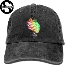 SAMCUSTOM хорошее мифическое утро 3D креативная индивидуальность Промытые джинсовые шапки осень лето для мужчин и женщин Гольф Sunblock хоккейные кепки