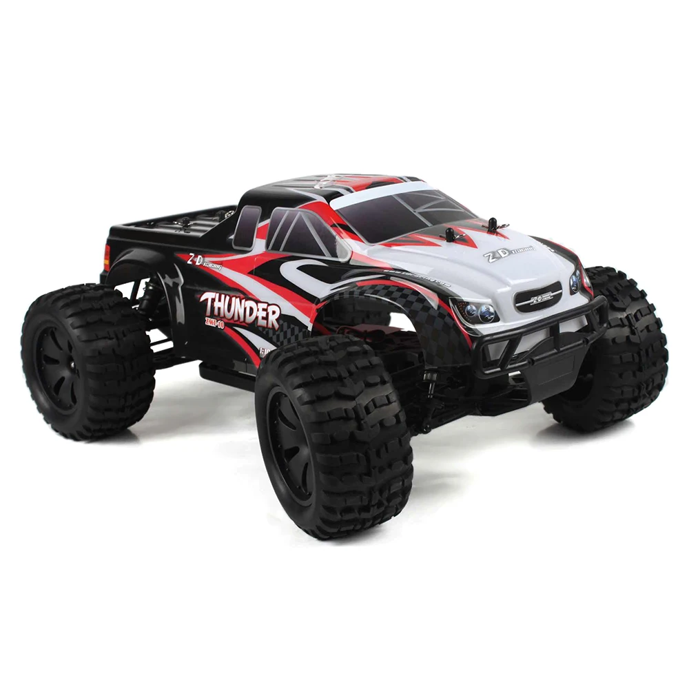 

New Zd Racing 1:10 Big Foot Rc Truck Monster Rtr 2.4g Climbing Truck Esc 3.5kg High-torque Servo Shock Resistant