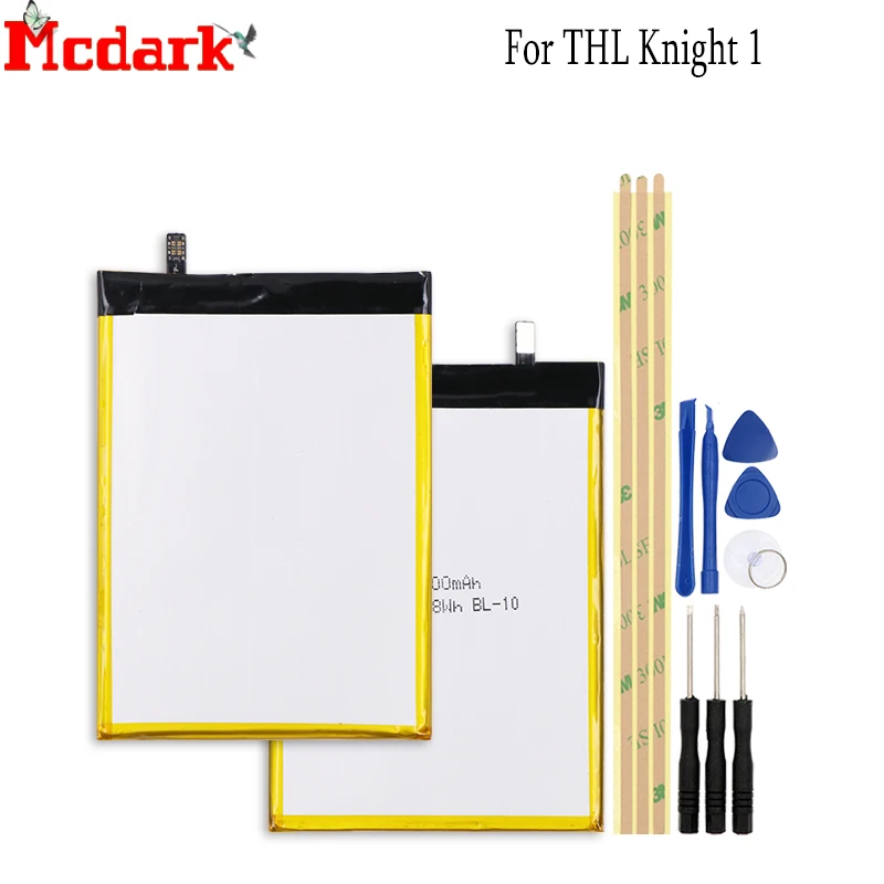

For THL Knight 1 MTK6750T Battery Replacement High Quality Large Capacity 3100mAh Bateria For THL Knight 1 Smart Phone+Tools