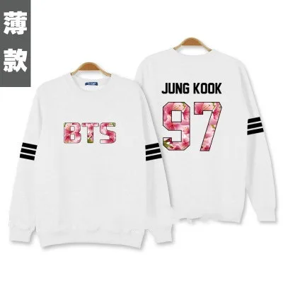 BTS Bulletproof Youth League 2015 Return to the album Nianhua around the same paragraph pullover thin, thick men and women shirt BTS Bulletproof Youth League 2015 Return to the album Nianhua around the same paragraph pullover thin, thick men and women shirt
