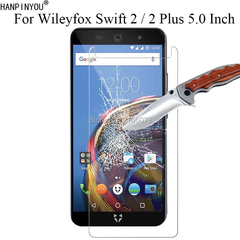 1 Pc / 2 Pcs 9H 2.5D Tempered Glass Screen Protector For Wileyfox Swift Plus 2plus 5.0" Protective Film + Clean Tools | Мобильные