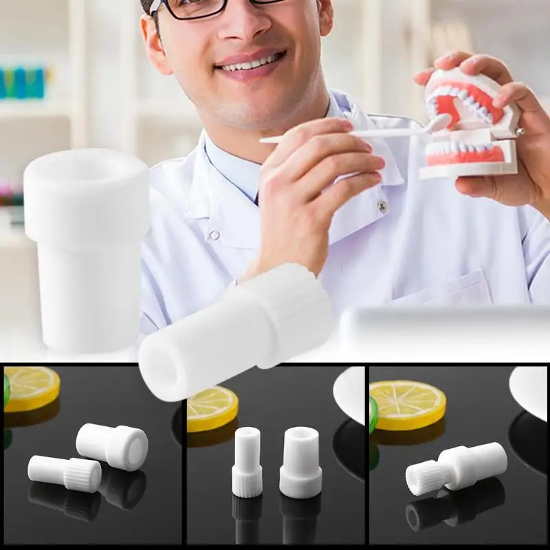 2pcs Disposable Dental Suction Tube Adaptor Saliva Swivel Ejector