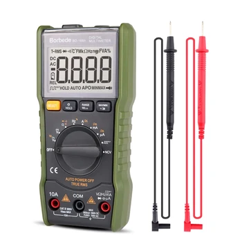 

FUNN-Borbede Digital Multimeter Dc Ac Voltage Current Capacitance Resistance Square-Wave Output/Temperature Tester Of 6000 Cou