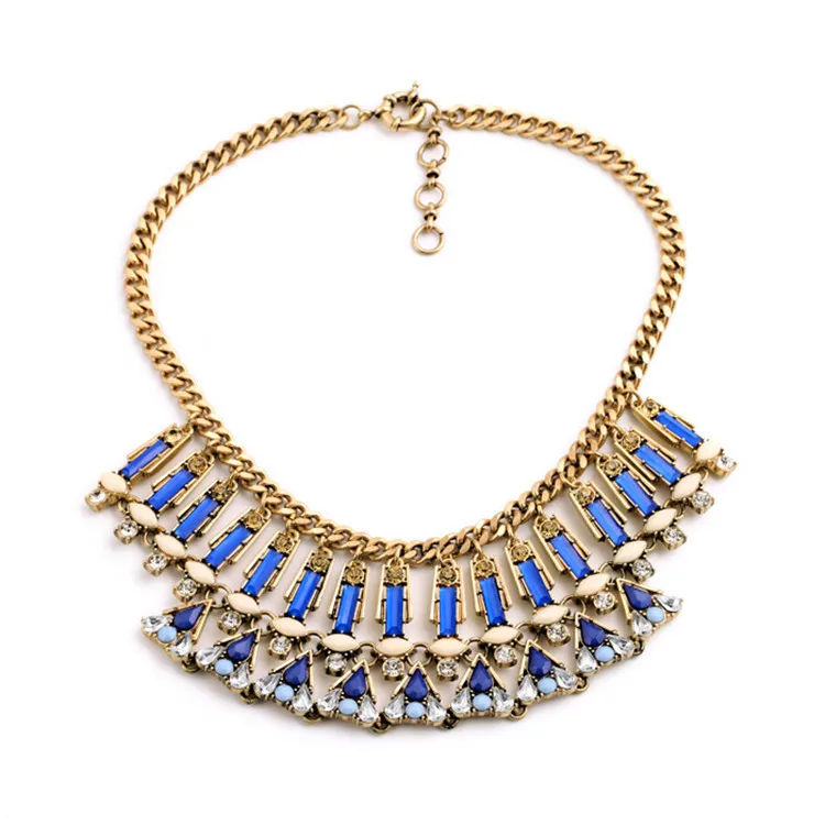 

Noble Elegant Colorful Versatile Necklace European And American Retro FashionNecklace