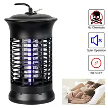 Электрическим током москитная убийца лампы небольшой ночной комплект свет черный 4 Вт ЕС, США для домашнего использования 20 квадратных М менее