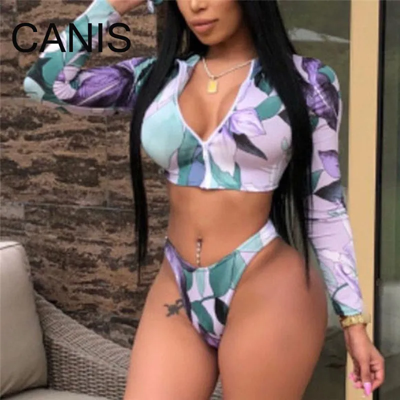 

Knot crop top bikini 2019 Leopard swimwear women bathers Yellow brazilian swimsuit female T-shirt thong bikini sexy swimming new