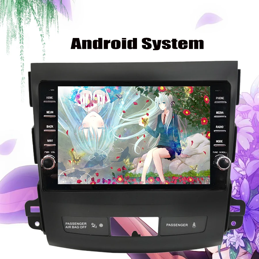 8 ядер Android 10 0 Автомобильный dvd Радио GPS navi мультимедиа для Mitsubishi Outlander 2006 2007 2008 09 2010