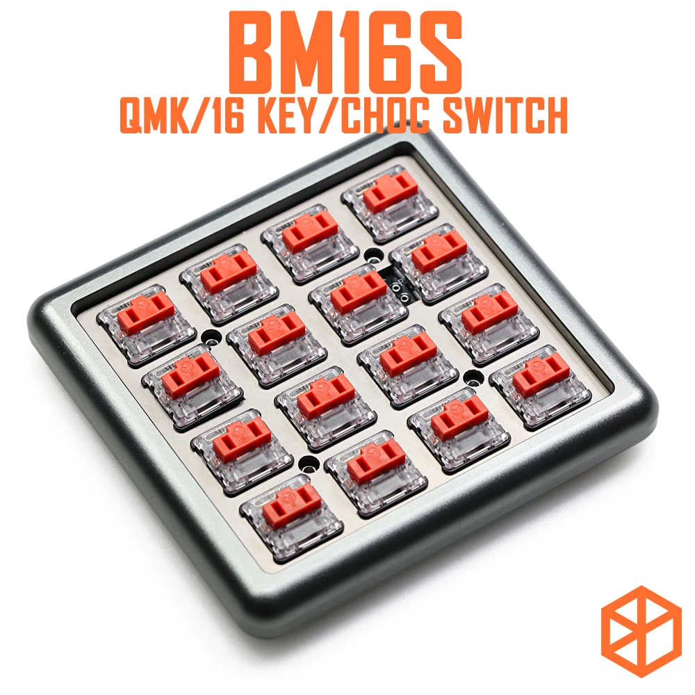 Механическая клавиатура bm16s с 16 клавишами программируемая плата PCB макеты цифр qmk