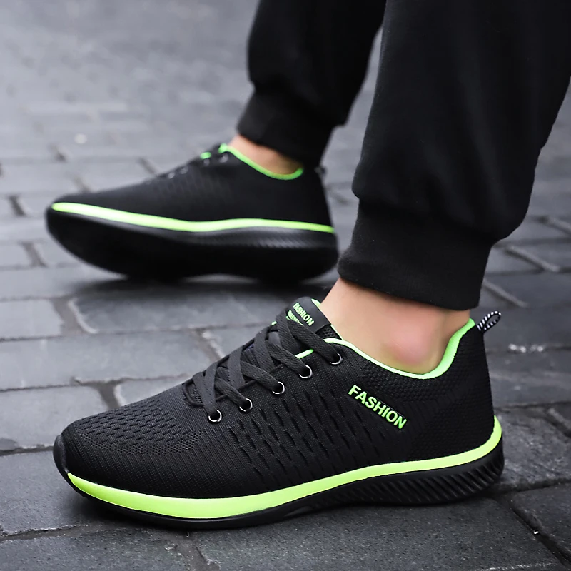 

Hot Sell Man Casual Shoes Men Sneakers Lightweight Breathable Lace Up Flats Male Trainers Zapatillas Deportivas Hombre Tenis 45