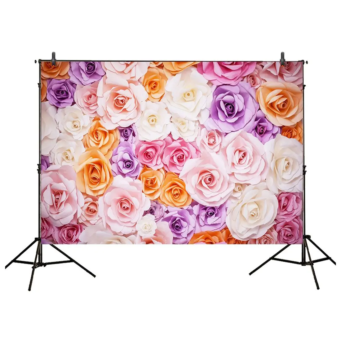 MOOL 7x5ft фон для фотосъемки 3D цветная бумага цветы стена Великолепная свадьба